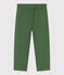 Pantalón infantil de algodón verde PALMERAIE