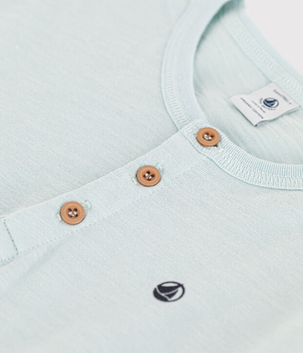 Camiseta de algod&oacute;n de manga corta para ni&ntilde;o verde