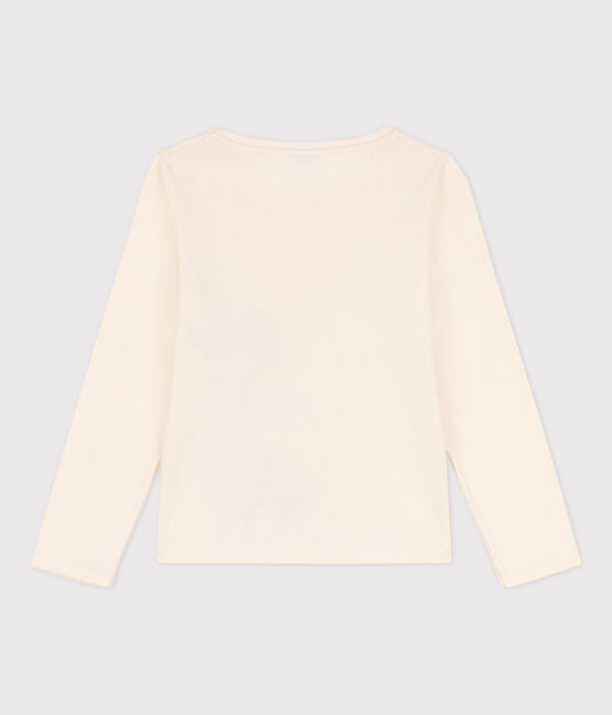 Camiseta de algodón de manga larga de niña/niño blanco AVALANCHE/ ROVER