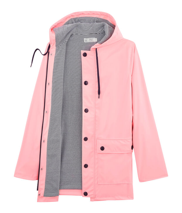 Chubasquero ic&oacute;nico unisex rosa
