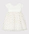 Vestido para bebé niña blanco MARSHMALLOW/amarillo OR