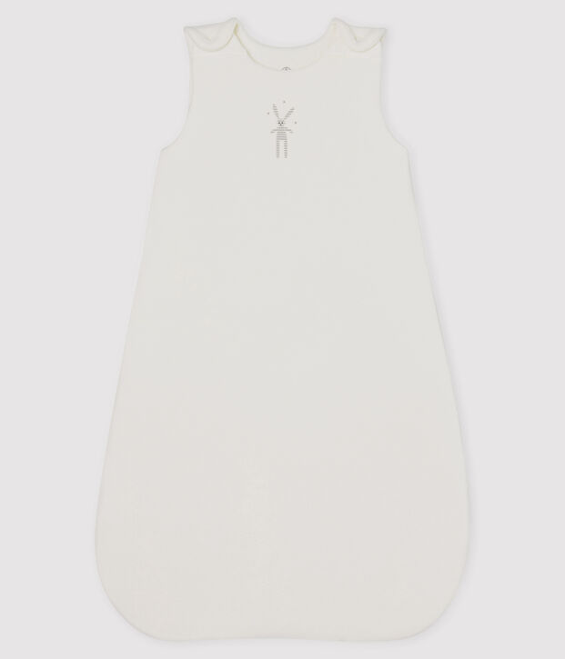 Saco de terciopelo para beb&eacute; blanco