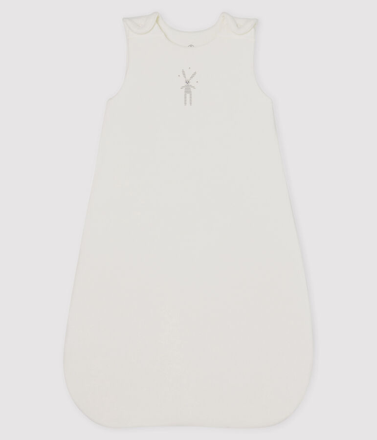 Saco de terciopelo para beb&eacute; blanco MARSHMALLOW