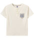 Camiseta de niño con cuello tunecino