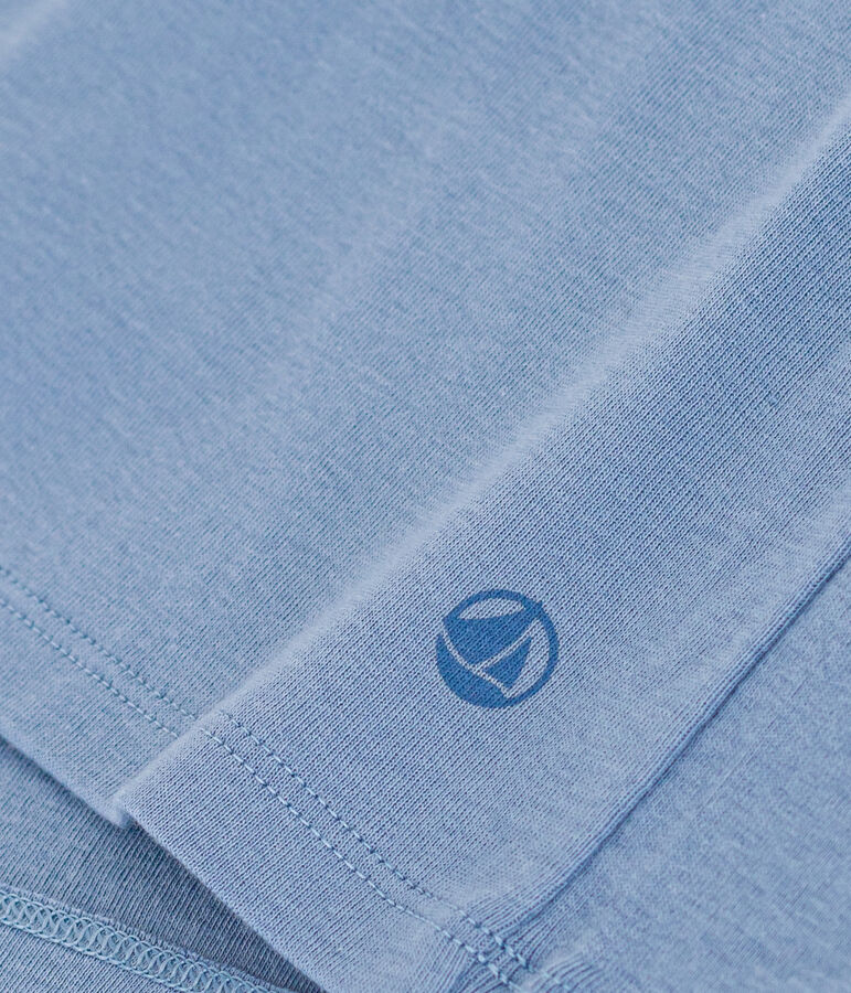 Camiseta L'Iconique de algod&oacute;n sin mangas para mujer azul