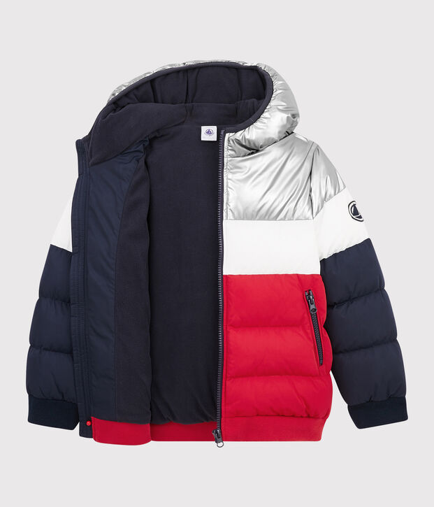 Abrigo de ni&ntilde;o azul/rojo/blanco
