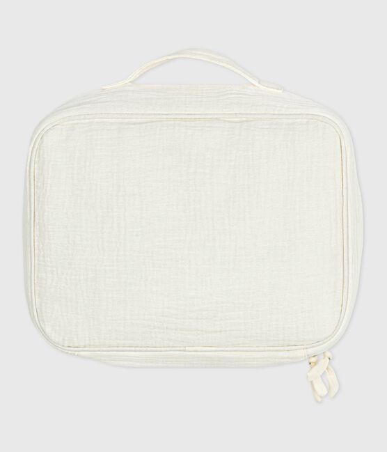 Caja de gasa de algodón bordada para recién nacido blanco MARSHMALLOW