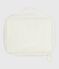 Caja de gasa de algodón bordada para recién nacido blanco MARSHMALLOW