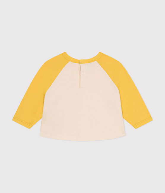 Sudadera de muletón ligero para bebé amarillo AVALANCHE/ NECTAR