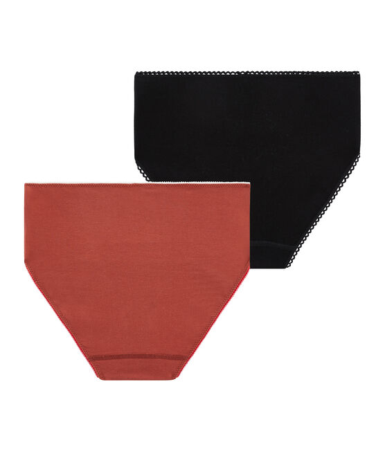 Lote de 2 braguitas de cintura alta para mujer Variante 2 PACK
