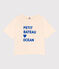 Camiseta La BOXY ancha de algodón para mujer crudo AVALANCHE