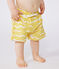 Bañador con estampado de tiburón para bebé amarillo ORGE/blanco MARSHMALLOW