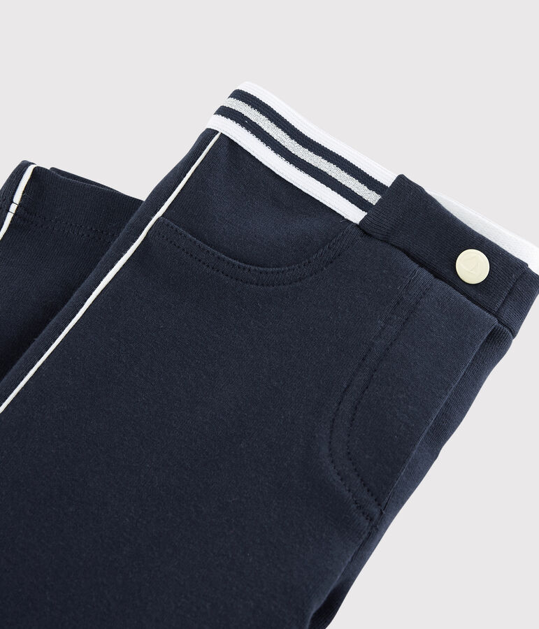 Jeggings de algod&oacute;n de elastano de ni&ntilde;a azul