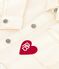 Chaqueta vaquera infantil lisa crudo MILK