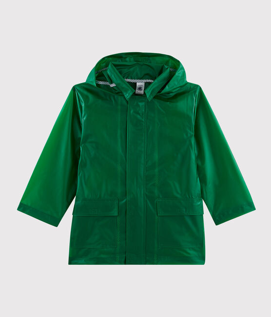 Chubasquero para niño y niña verde PRADO