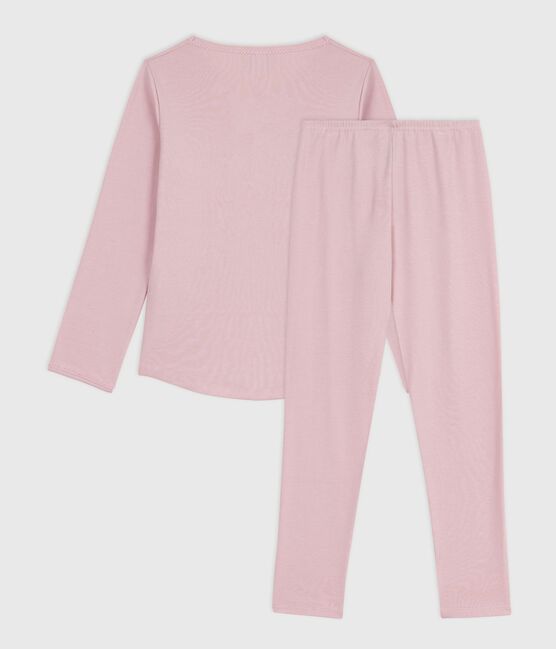 Pijama infantil de algodón rosa JOLI