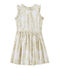 Vestido estampado sin mangas para niña blanco MARSHMALLOW/blanco MULTICO