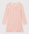 Camisón de túbico con flor para niña rosa SALINE/blanco MULTICO