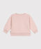 Chaqueta de punto de túbico acolchado para bebé rosa SALINE