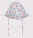 Capelina de popelina con estampado de flores para bebé niña
