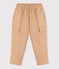 Pantalón cargo de sarga de niña / niño beige TRENCH