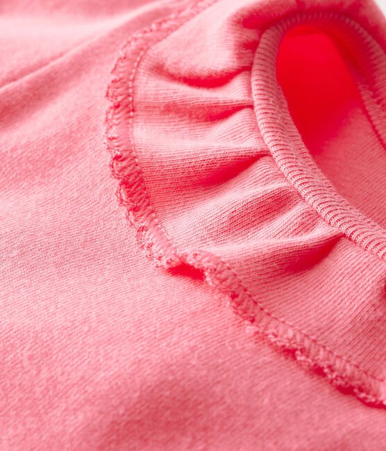 Bodi para bebé niña con collarín rosa CUPCAKE