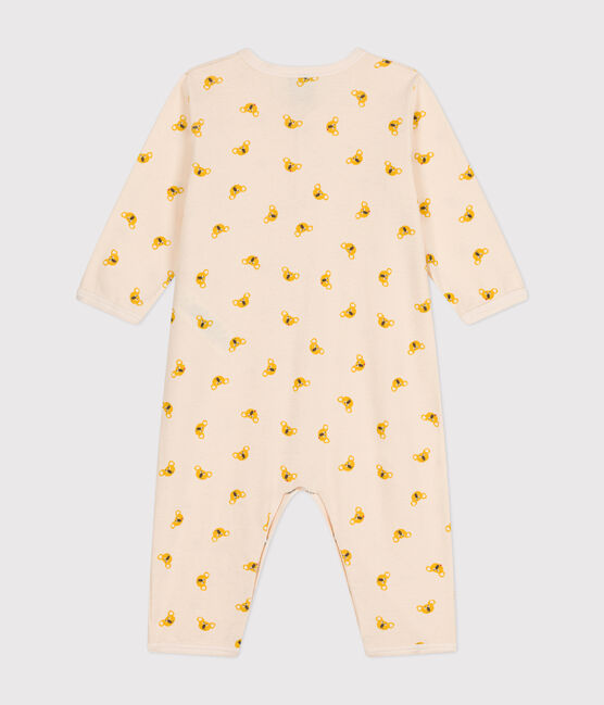 Pijama sin pies de algodón para bebé blanco AVALANCHE/ MULTICO