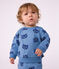 Conjunto de sudadera y pantal&oacute;n para beb&eacute; de algod&oacute;n con estampado de animal azul/multicolor