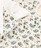 Conjunto de 3 piezas de algodón con estampado de flores para bebé blanco AVALANCHE/ MULTICO