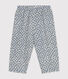 Pantalón estampado de gasa de algodón para bebé