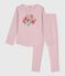 Pijama infantil de algodón rosa JOLI