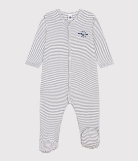 Pijama milrayas de algodón PIGEON/ MARSHMALLOW