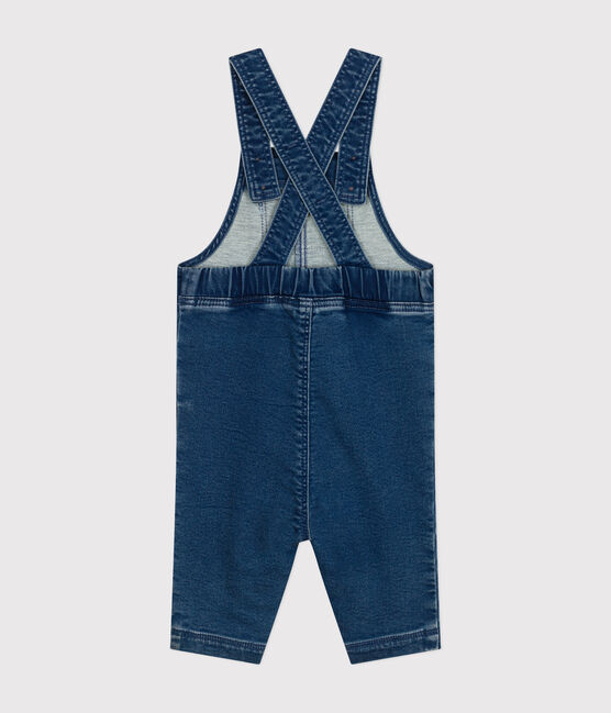 Peto largo de tejido denim para bebé azul BLEU DELAVE