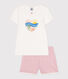 Pijama corto infantil de algodón