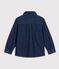 Camisa infantil denim lisa azul