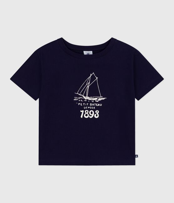 Camiseta infantil estampada de manga corta SOIR