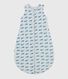 Saco de terciopelo para bebé con estampado de ballena TOG 3