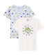 Par de camisetas para niño