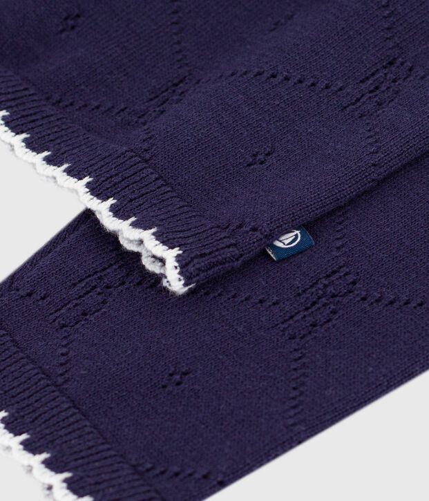 C&aacute;rdigan infantil liso de algod&oacute;n SOIR