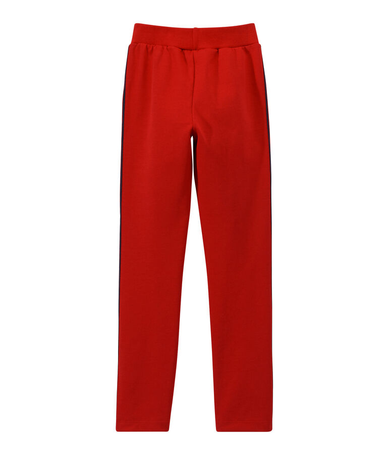 Pantal&oacute;n malla de ni&ntilde;a rojo