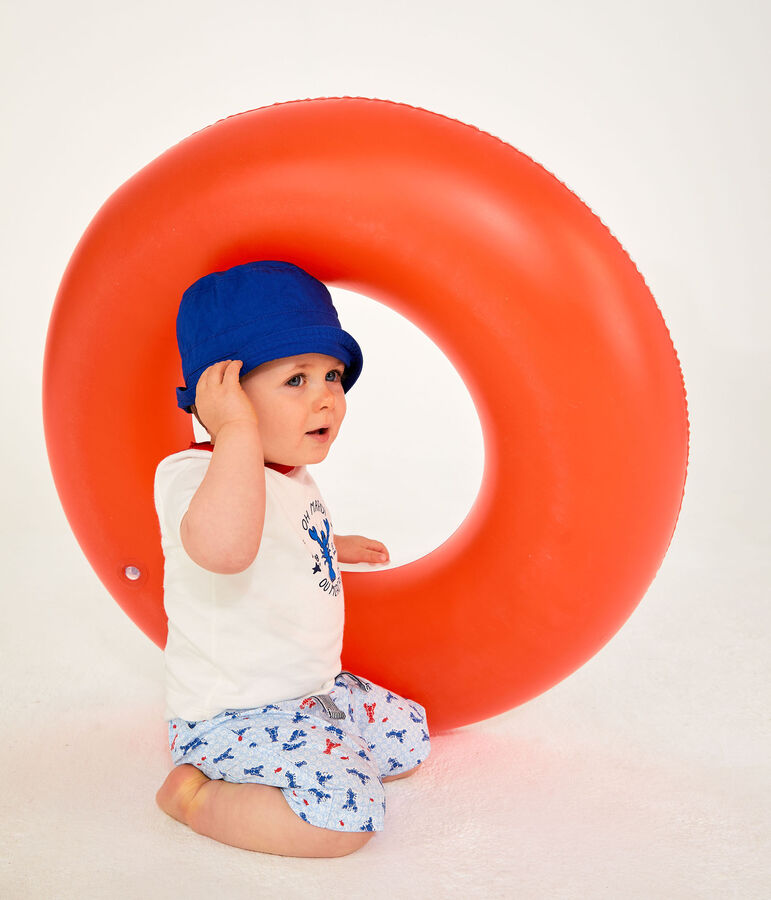 Camiseta de manga corta para beb&eacute; ni&ntilde;o blanco/rojo