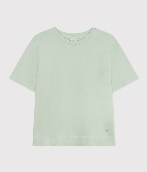 Camiseta la Boxy de algod&oacute;n de mujer verde
