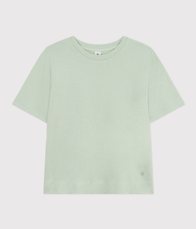 Camiseta la Boxy de algod&oacute;n de mujer verde