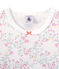 Camisón de manga larga estampado para niña blanco ECUME/blanco MULTICO