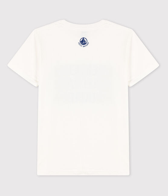 Camiseta de algodón lisa blanco MARSHMALLOW