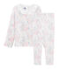 Pijama de tela túbica para niña