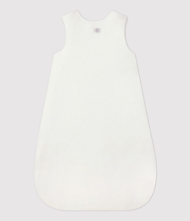 Saco de terciopelo para beb&eacute; blanco