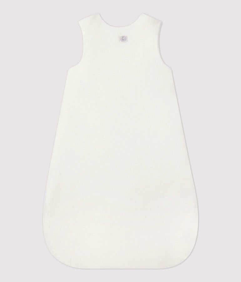 Saco de terciopelo para beb&eacute; blanco