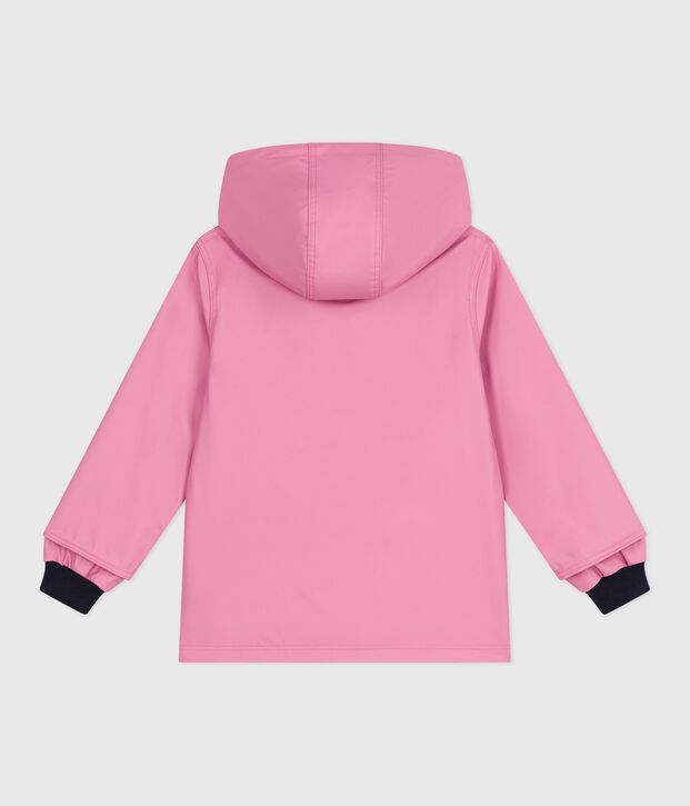 Impermeable emblem&aacute;tico infantil unisex rosa