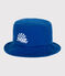 Gorro bucket infantil de algodón liso azul SURF
